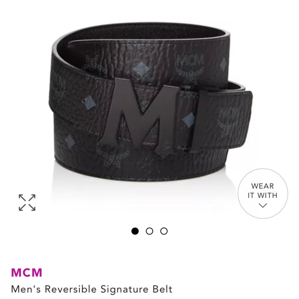 Mcm Men Belt